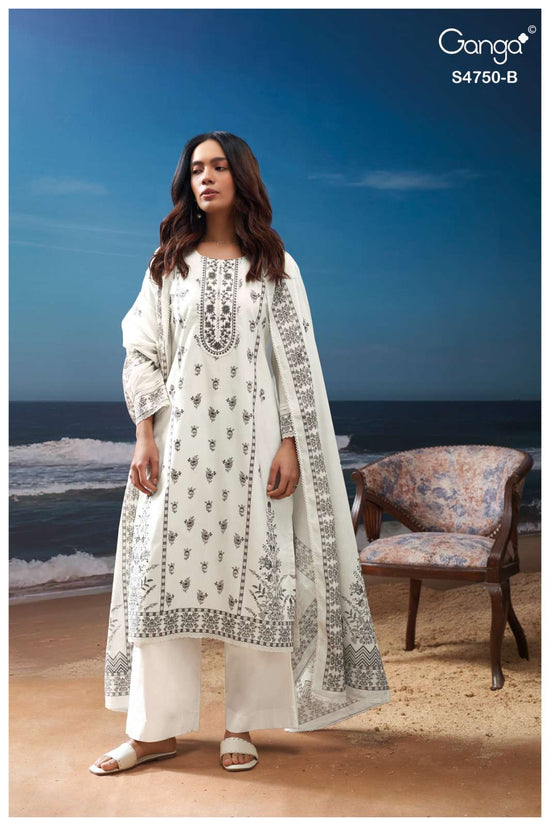 Ganga Fashion Eaelith 4750 Dress Material - Amrah Wholesale