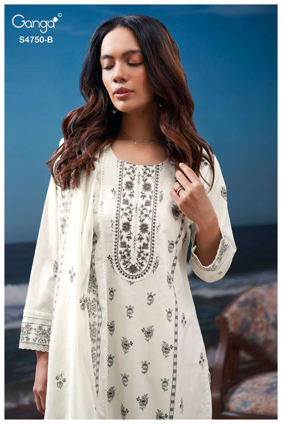Ganga Fashion Eaelith 4750 Dress Material - Amrah Wholesale