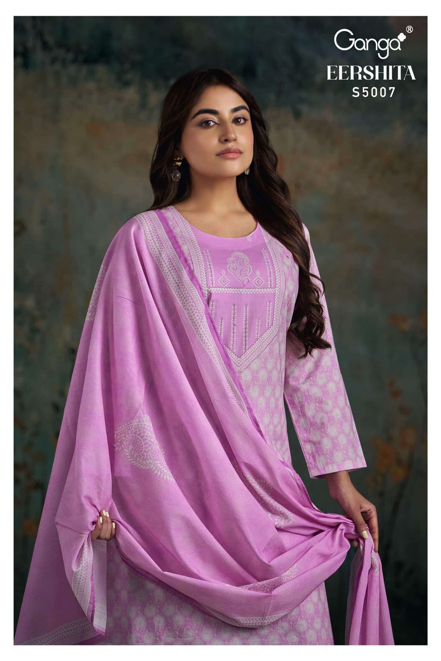 Ganga Fashion Eershita 5007 Premium Cotton Dress Material