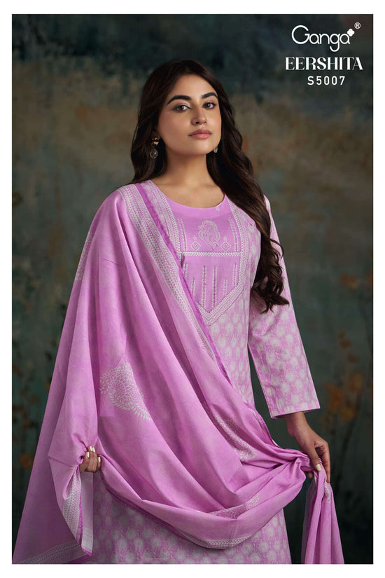 Ganga Fashion Eershita 5007 Premium Cotton Dress Material