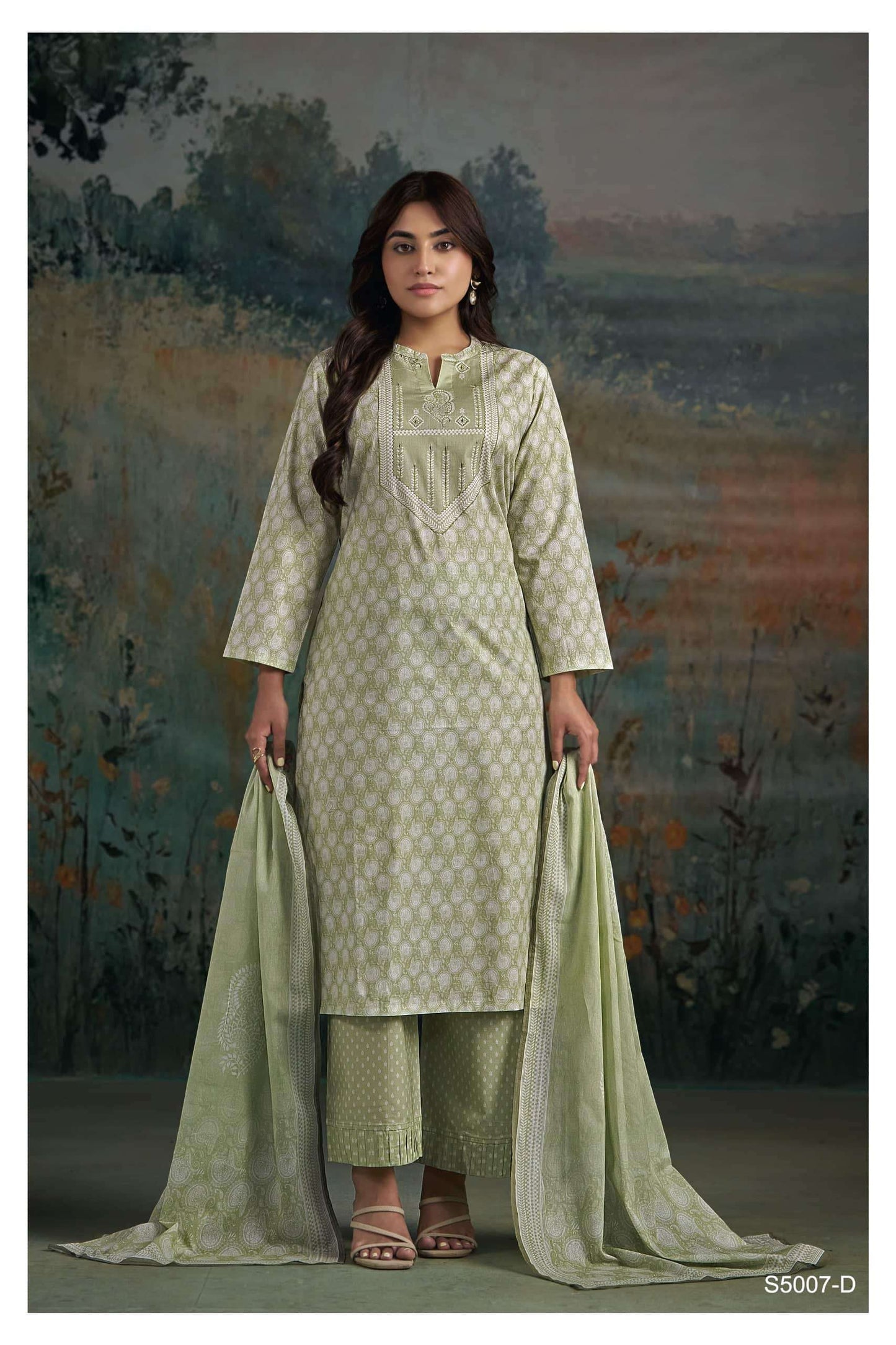 Ganga Fashion Eershita 5007 Premium Cotton Dress Material