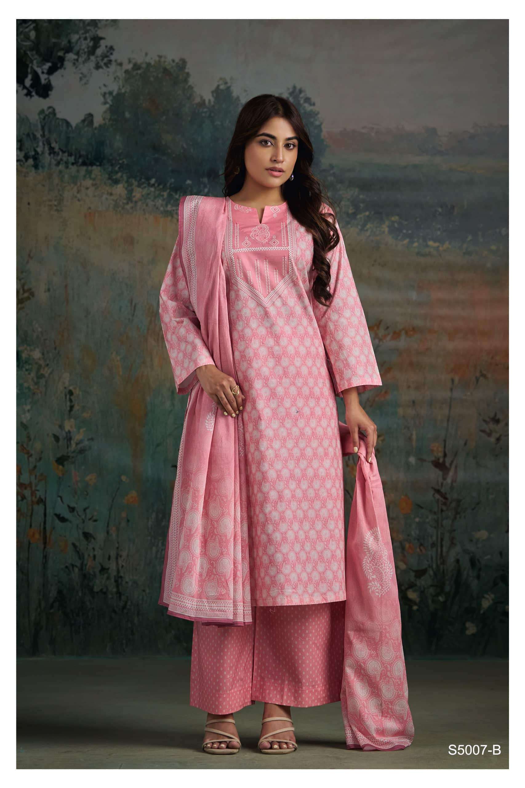 Ganga Fashion Eershita 5007 Premium Cotton Dress Material
