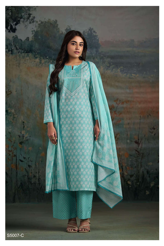 Ganga Fashion Eershita 5007 Premium Cotton Dress Material