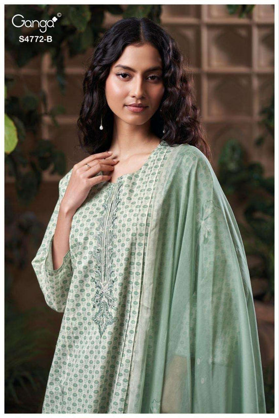 Ganga Fashion Eirelia 4772 Cotton Printed Dress Material - Amrah Wholesale