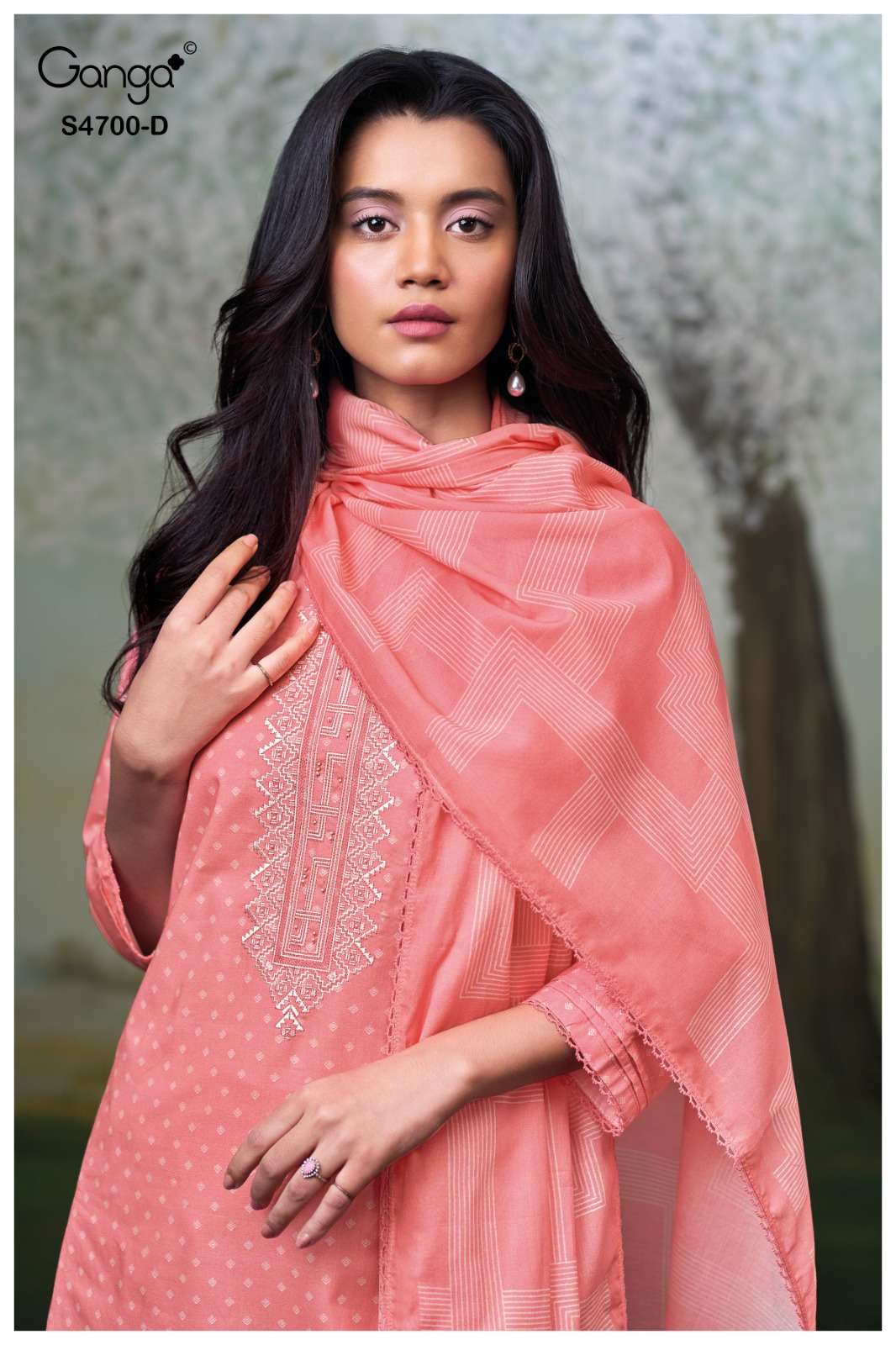 Ganga Fashion Ekanshi 4700 Premium Cotton Dress Material