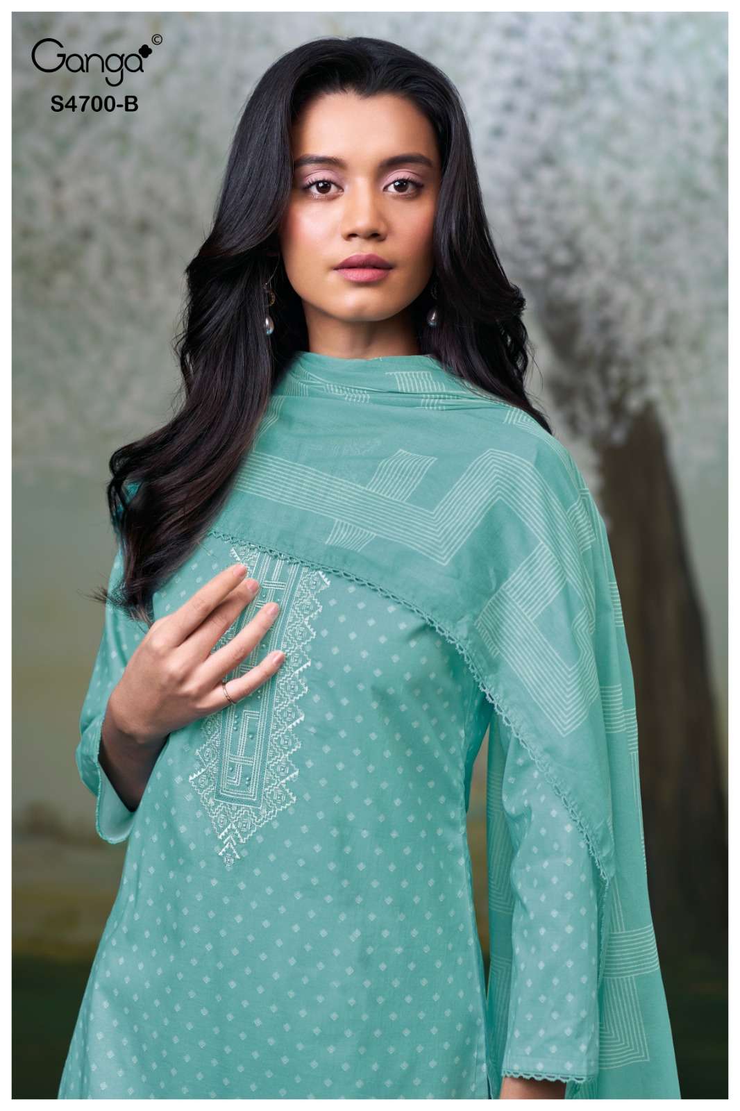 Ganga Fashion Ekanshi 4700 Premium Cotton Dress Material
