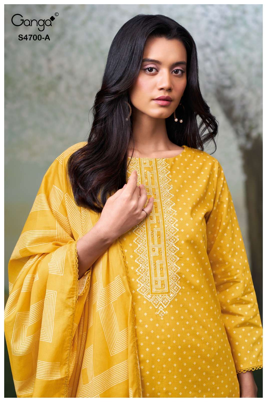Ganga Fashion Ekanshi 4700 Premium Cotton Dress Material