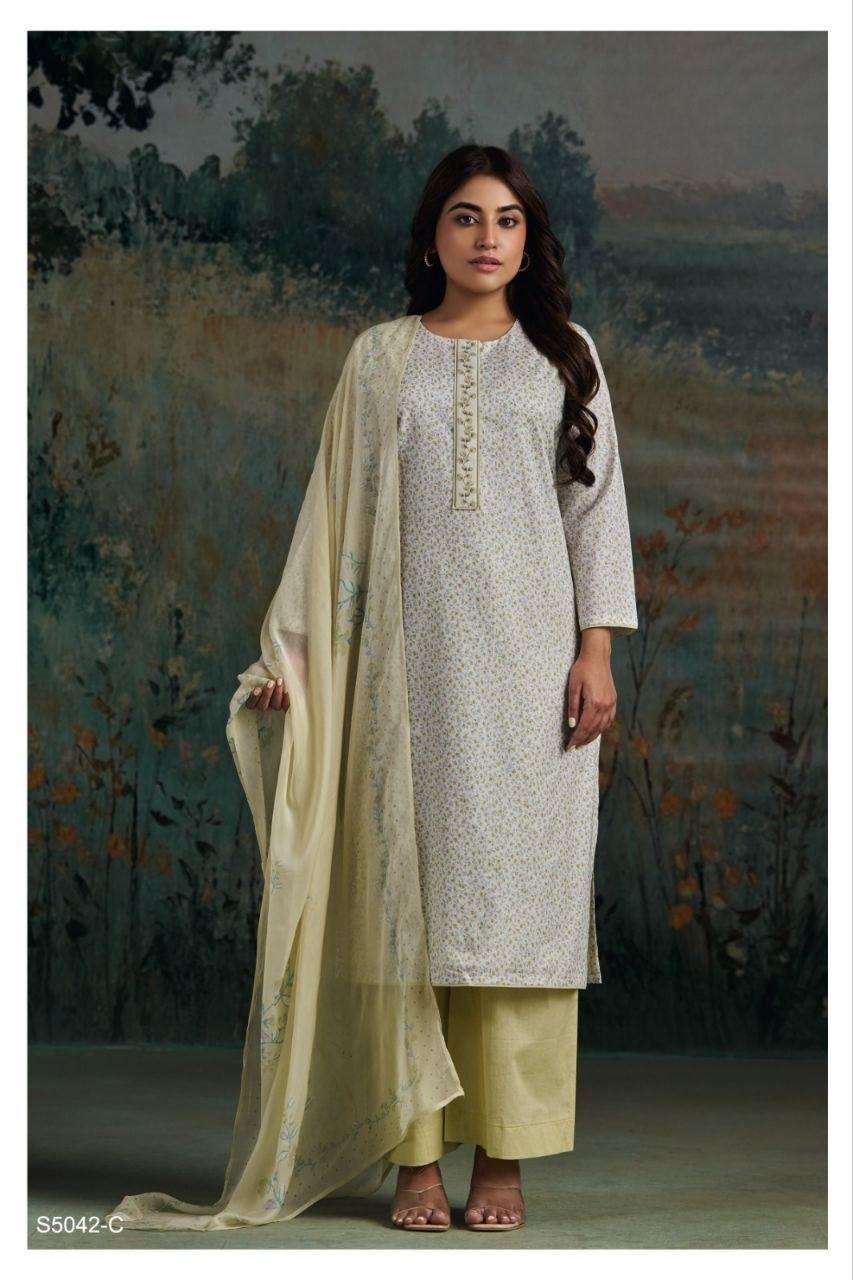 Ganga Fashion Ekanta 5042 Premium Cotton Dress Material