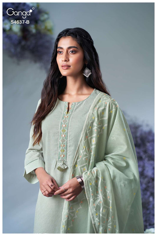 Ganga Fashion Elnara 4637 Dress Material - Amrah Wholesale