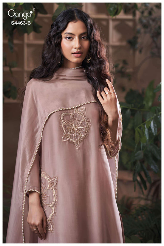Ganga Fashion Aivoria 4463 Pure Bemberg Silk Dress Material