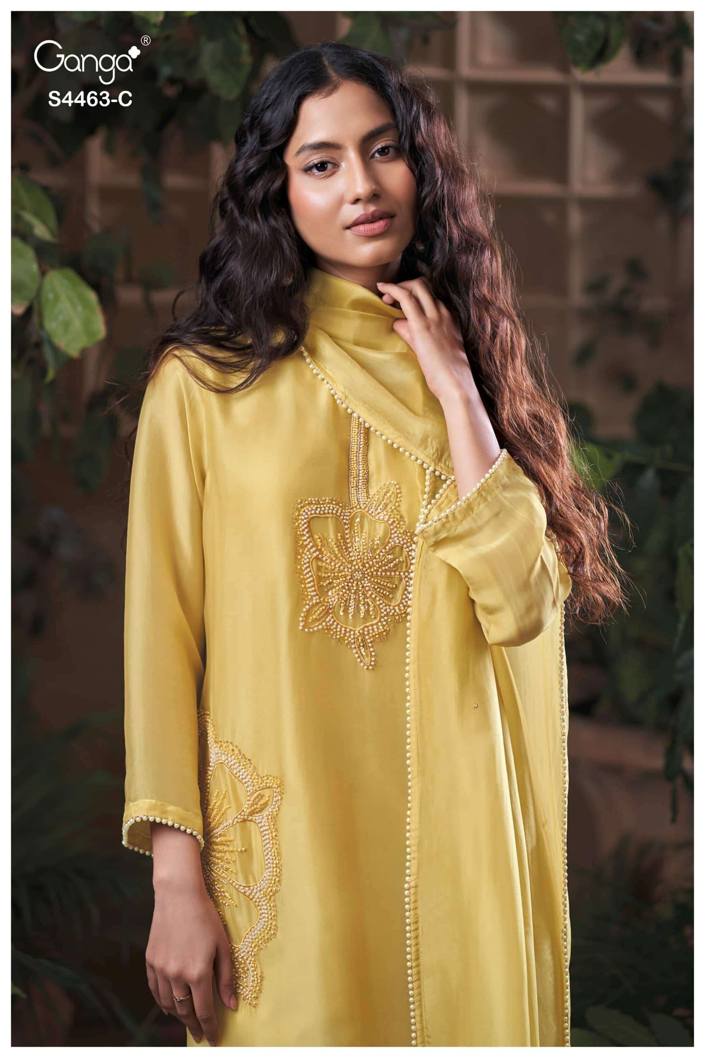 Ganga Fashion Aivoria 4463 Pure Bemberg Silk Dress Material