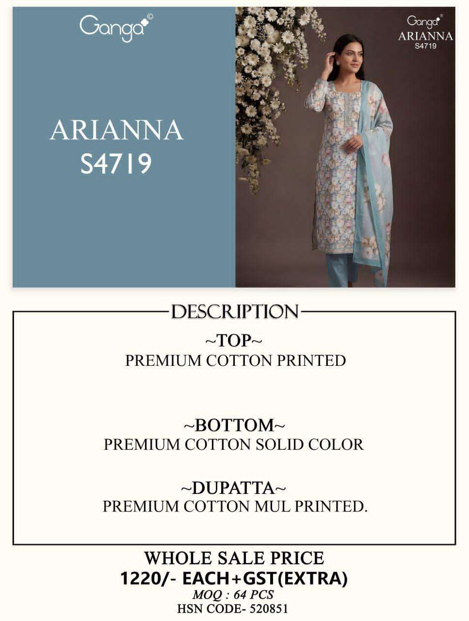 Ganga Fashion Arianna 4719 - Amrah Wholesale