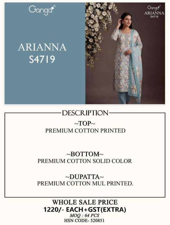 Ganga Fashion Arianna 4719 - Amrah Wholesale