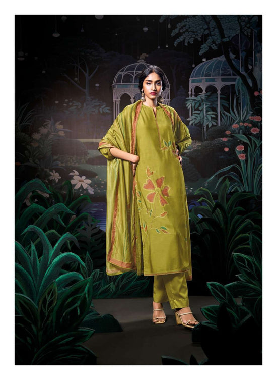 Ganga Fashion Atha Premium Bemberg Silk Dress Material - Amrah Wholesale
