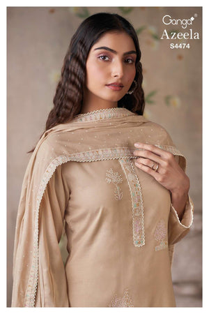 Ganga Fashion Azeela 4474 - Amrah Wholesale