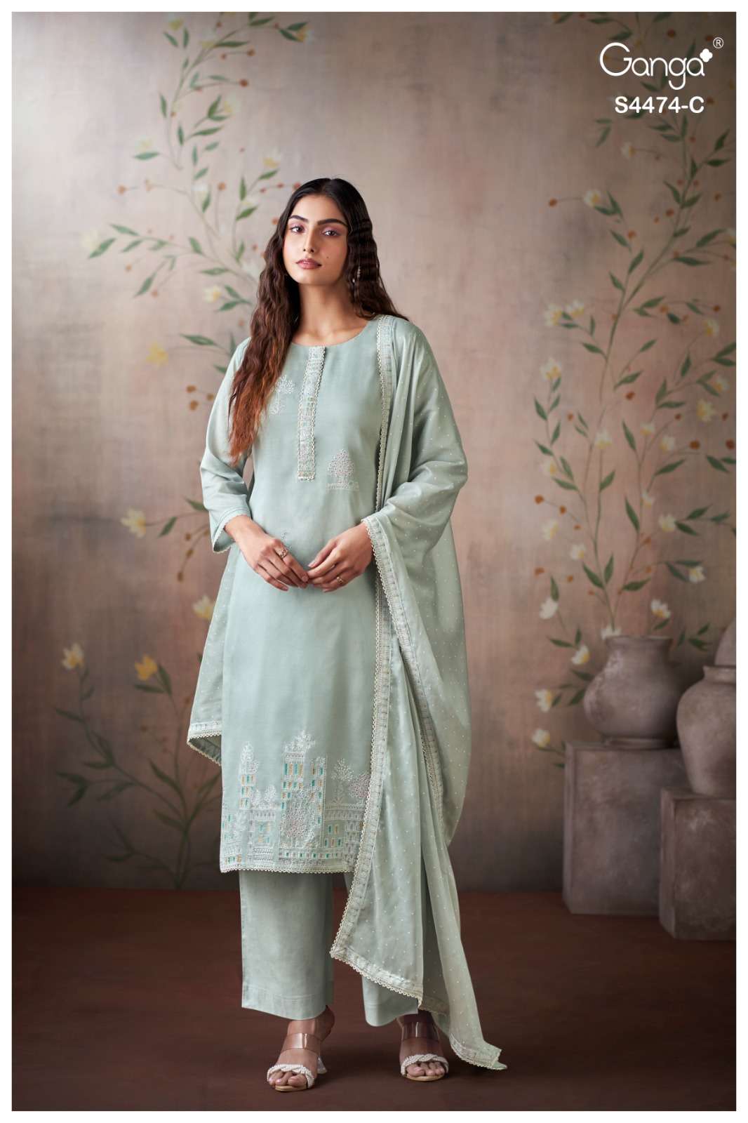 Ganga Fashion Azeela 4474 - Amrah Wholesale