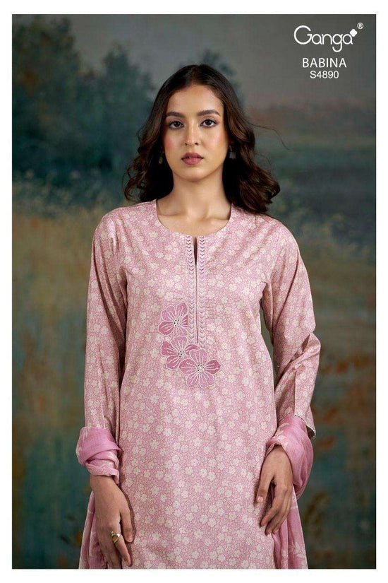 Ganga Fashion Babina 4890 Cotton Dress Material