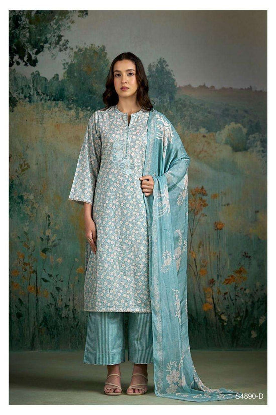 Ganga Fashion Babina 4890 Cotton Dress Material
