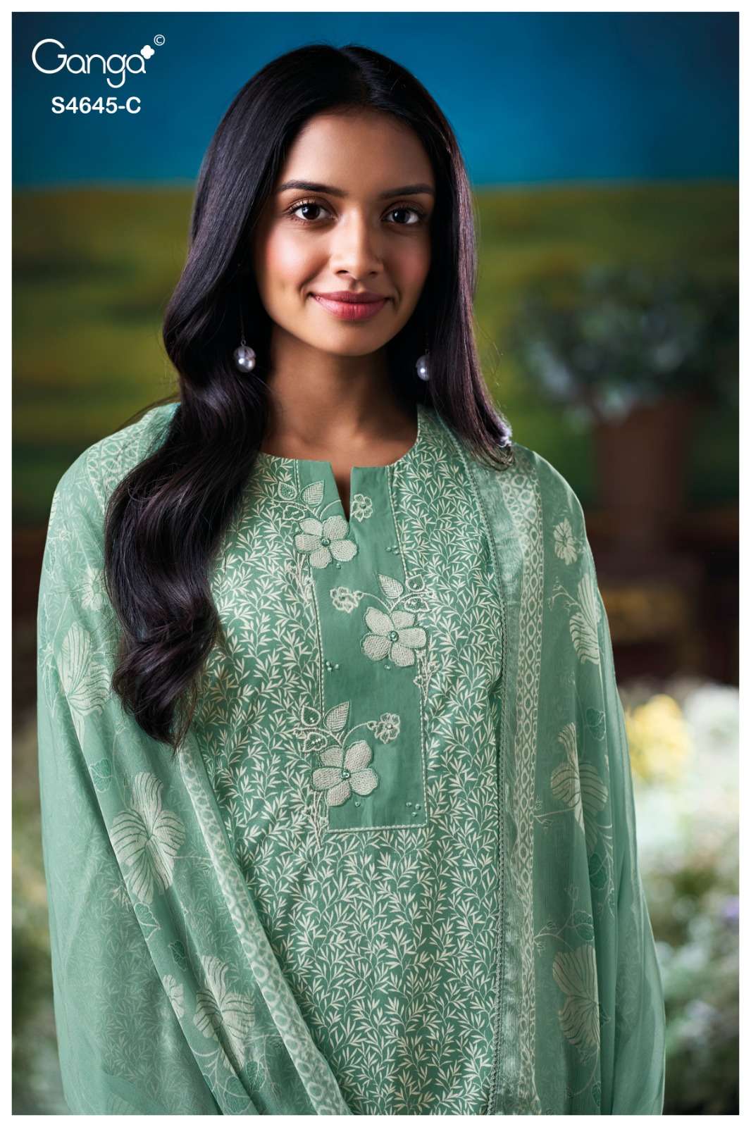 Ganga Fashion Binalee 4645 Cotton Dress Material Wholesale Surat