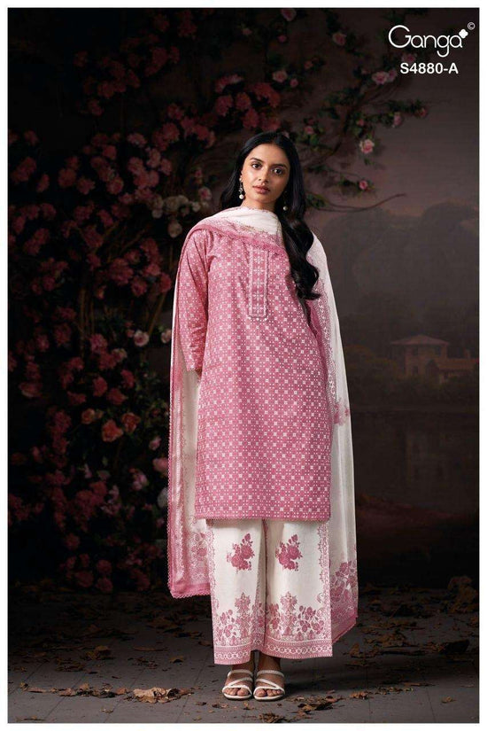 Ganga Fashion Bithia 4880 Printed Cotton Dress Material