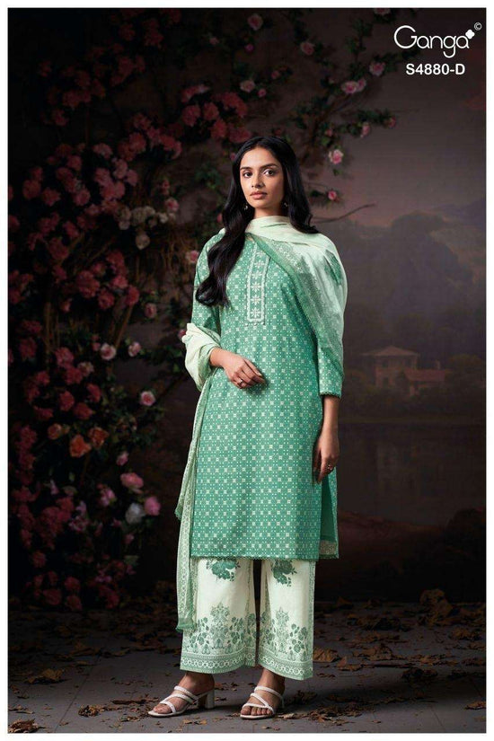 Ganga Fashion Bithia 4880 Printed Cotton Dress Material