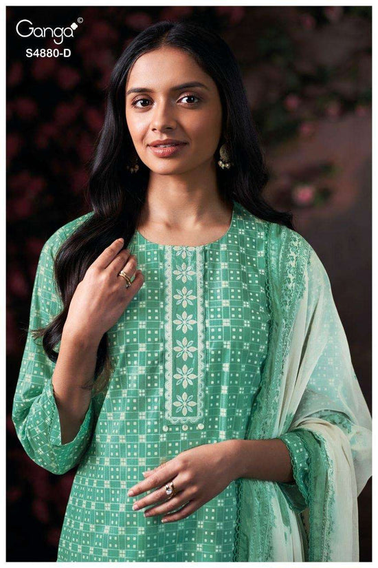 Ganga Fashion Bithia 4880 Printed Cotton Dress Material