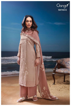 Ganga Fashion Bivana 4744 Fancy Cotton Dress Material - Amrah Wholesale