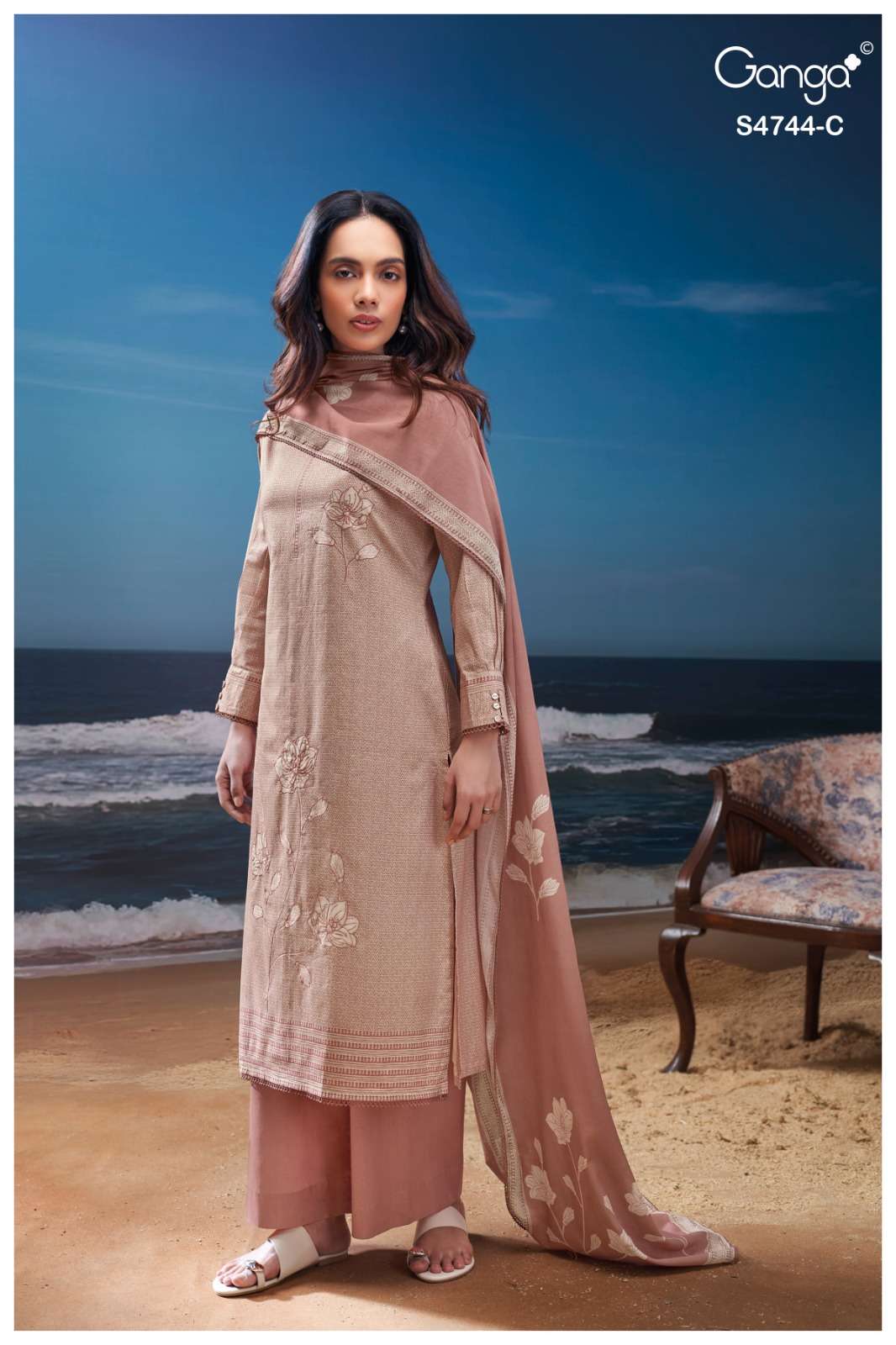 Ganga Fashion Bivana 4744 Fancy Cotton Dress Material - Amrah Wholesale