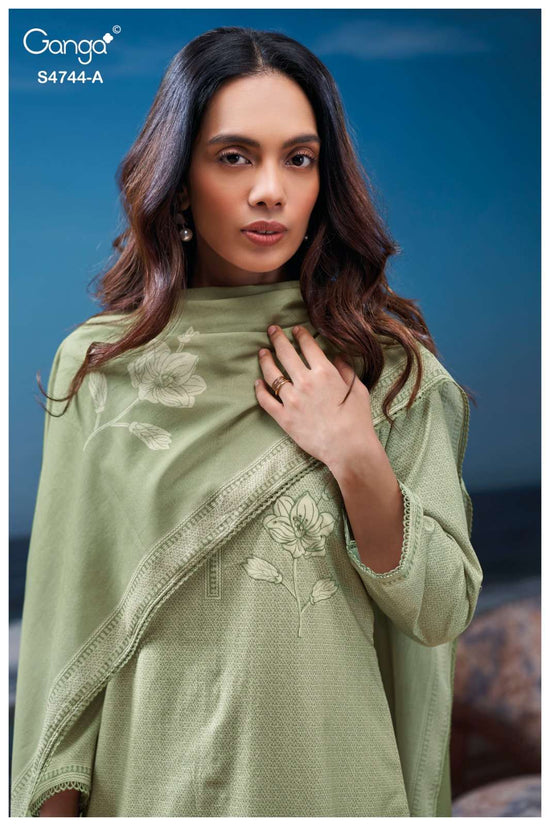 Ganga Fashion Bivana 4744 Fancy Cotton Dress Material - Amrah Wholesale