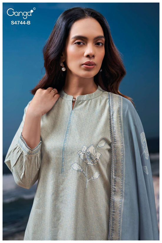 Ganga Fashion Bivana 4744 Fancy Cotton Dress Material - Amrah Wholesale