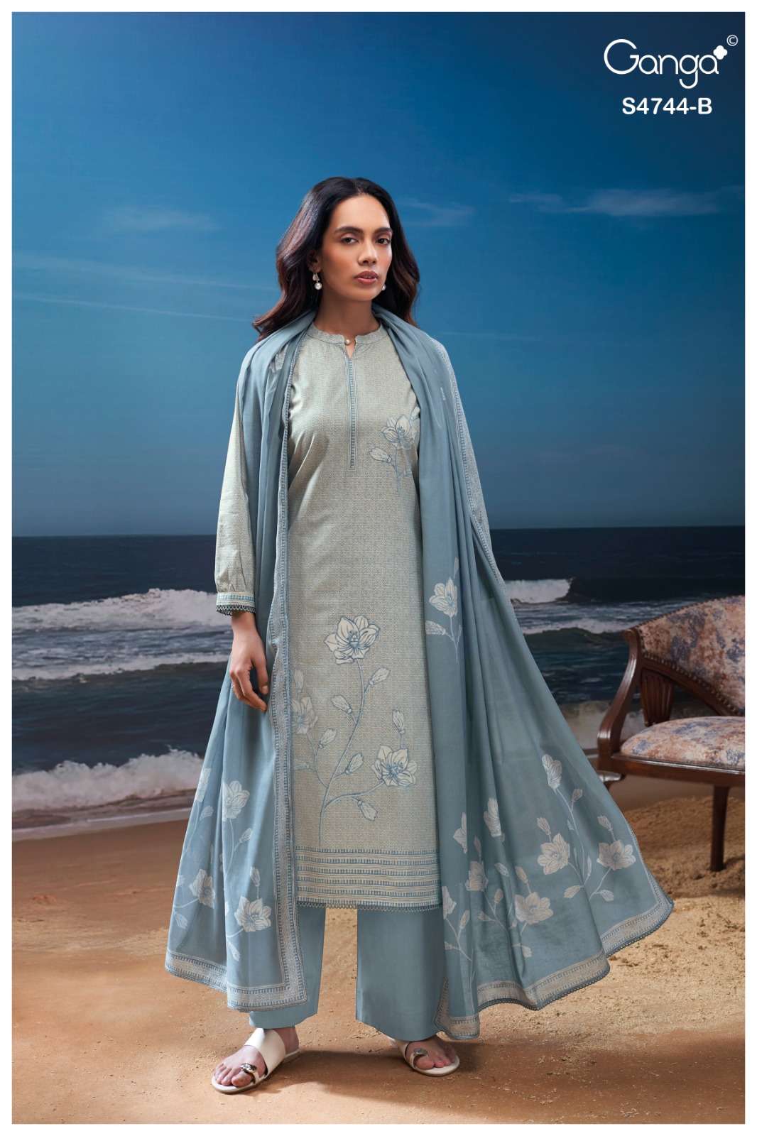 Ganga Fashion Bivana 4744 Fancy Cotton Dress Material - Amrah Wholesale