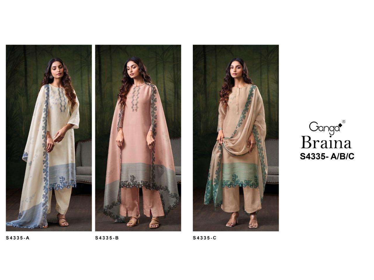 Ganga Fashion Braina 4335
