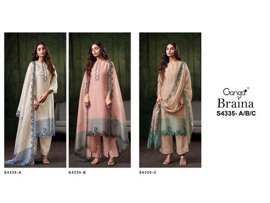 Ganga Fashion Braina 4335