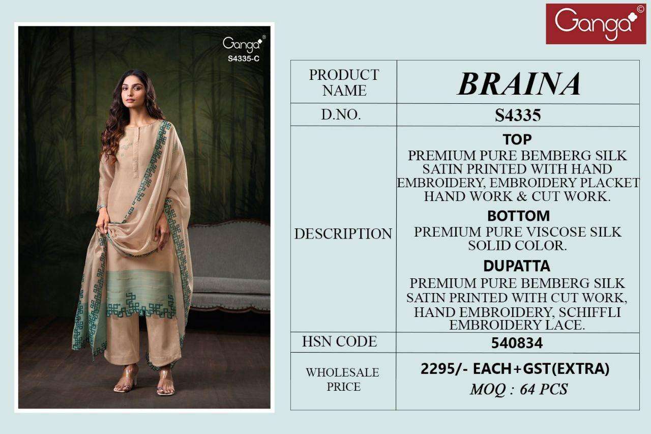 Ganga Fashion Braina 4335