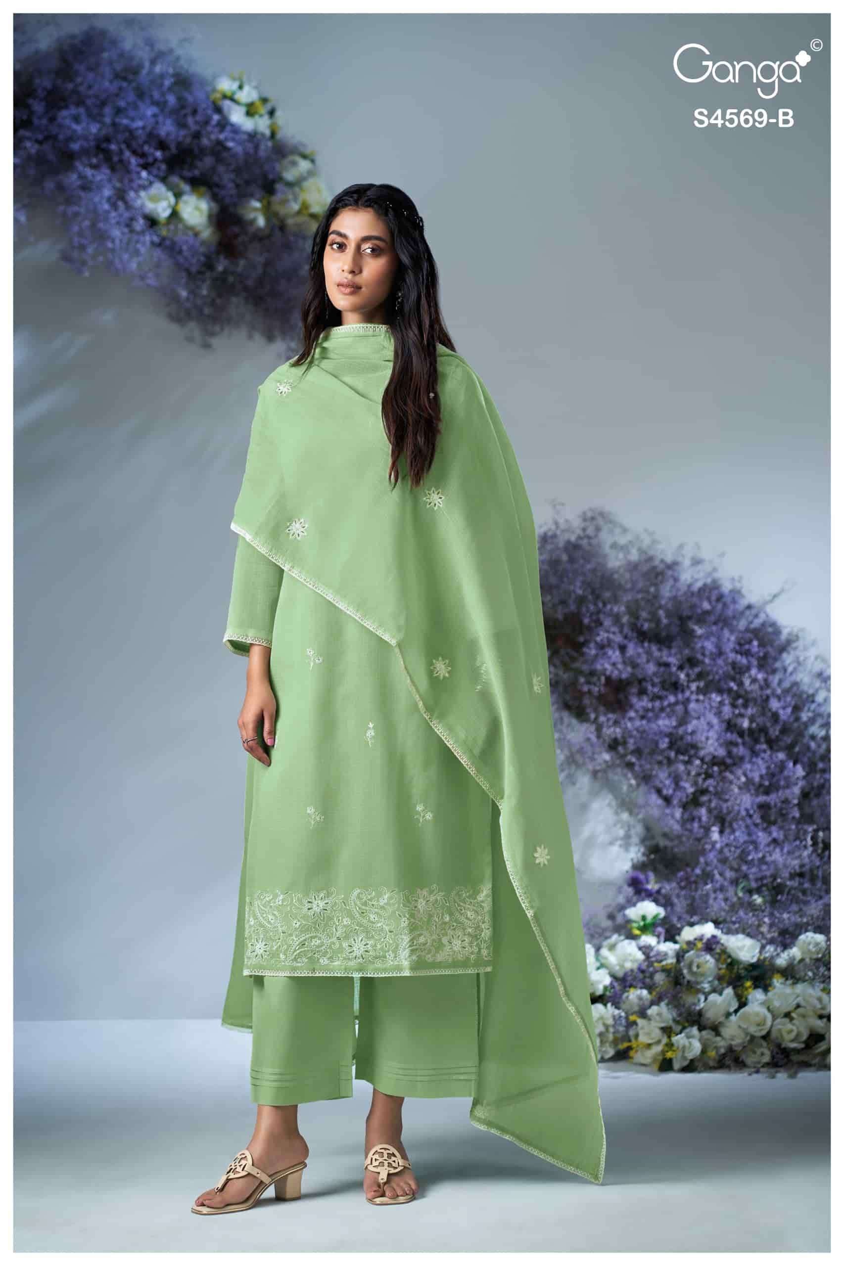 Ganga Fashion Brinya 4569 - Amrah Wholesale