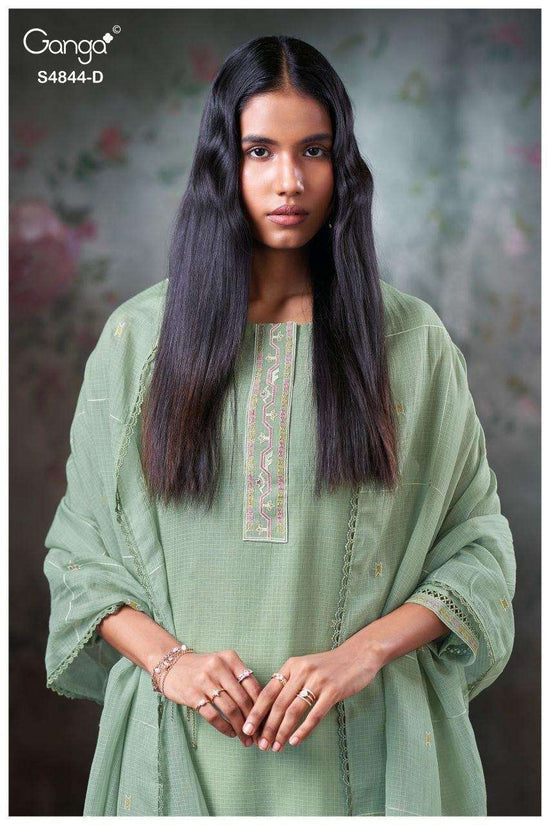 Ganga Fashion Caaska 4844 Bemberg Kota Dress Material