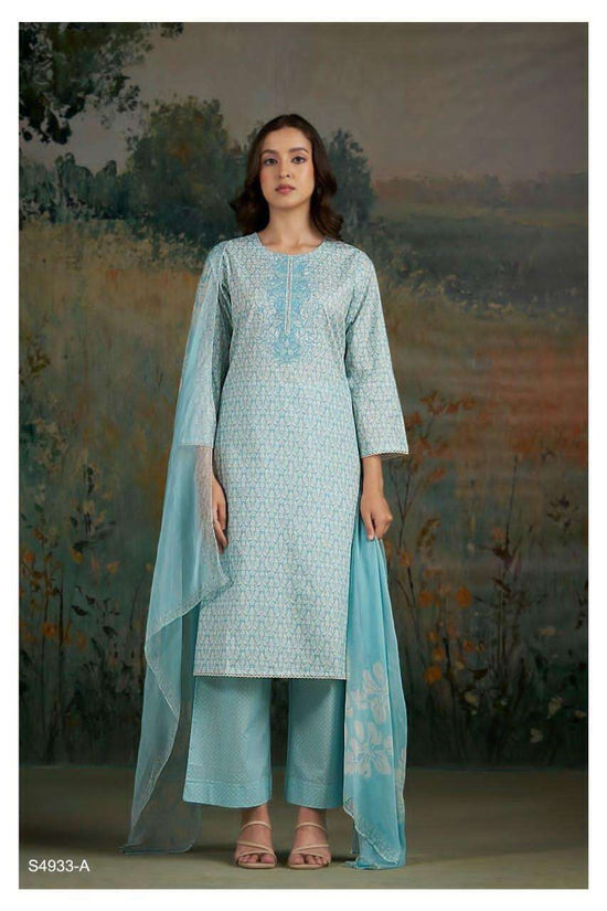 Ganga Fashion Cameli 4933 Premium Cotton Dress Material