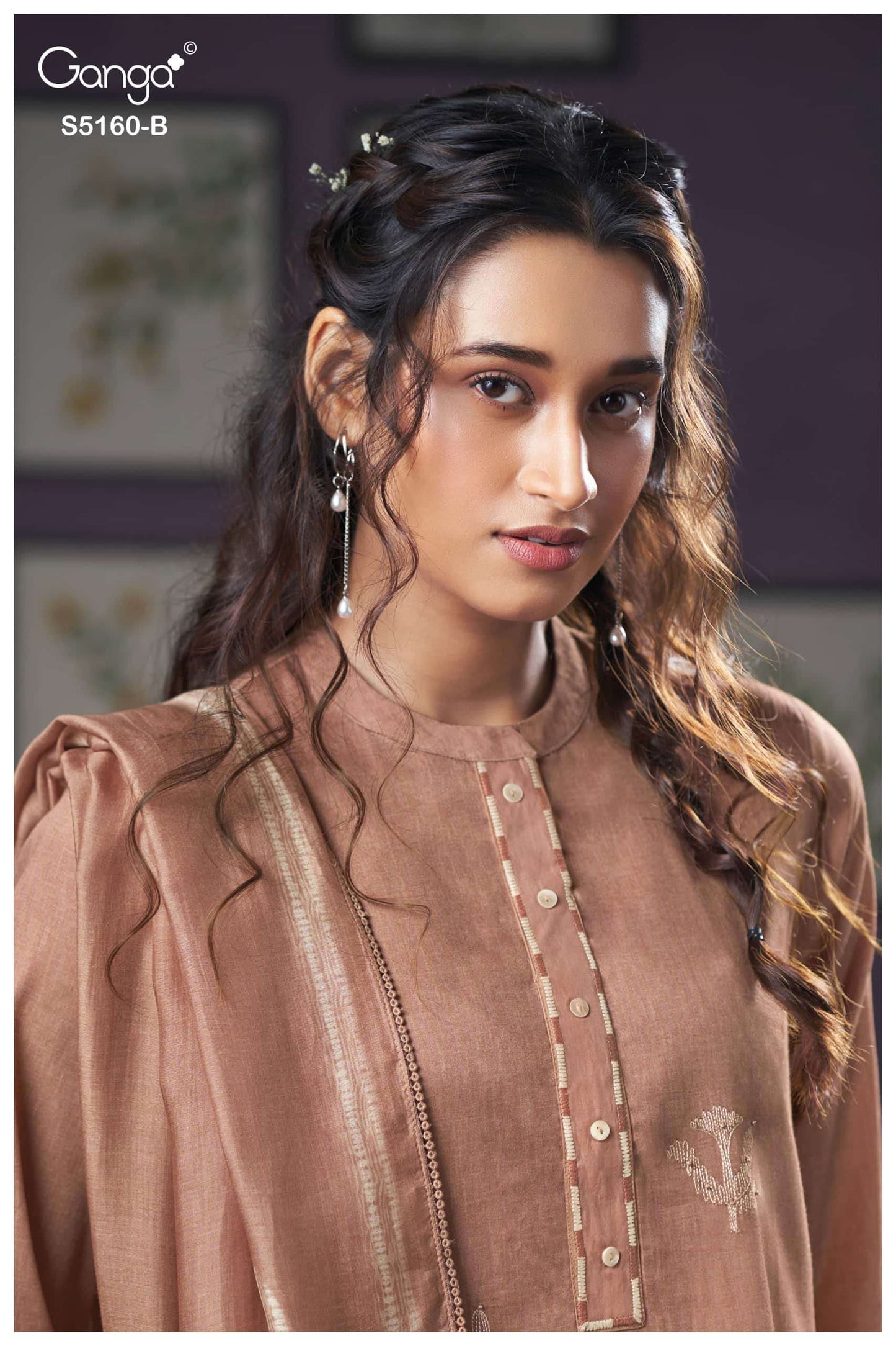 Ganga Fashion Camilla 5160 Premium Cotton Satin Dress Material