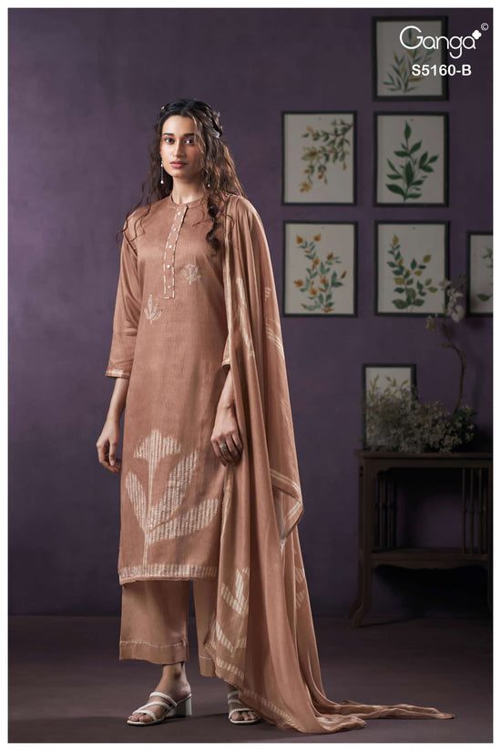 Ganga Fashion Camilla 5160 Premium Cotton Satin Dress Material