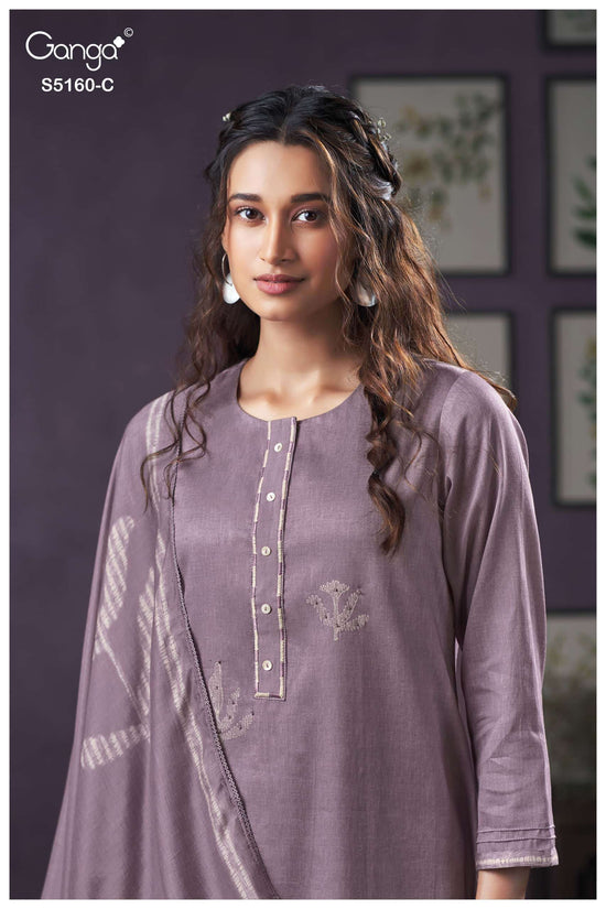 Ganga Fashion Camilla 5160 Premium Cotton Satin Dress Material
