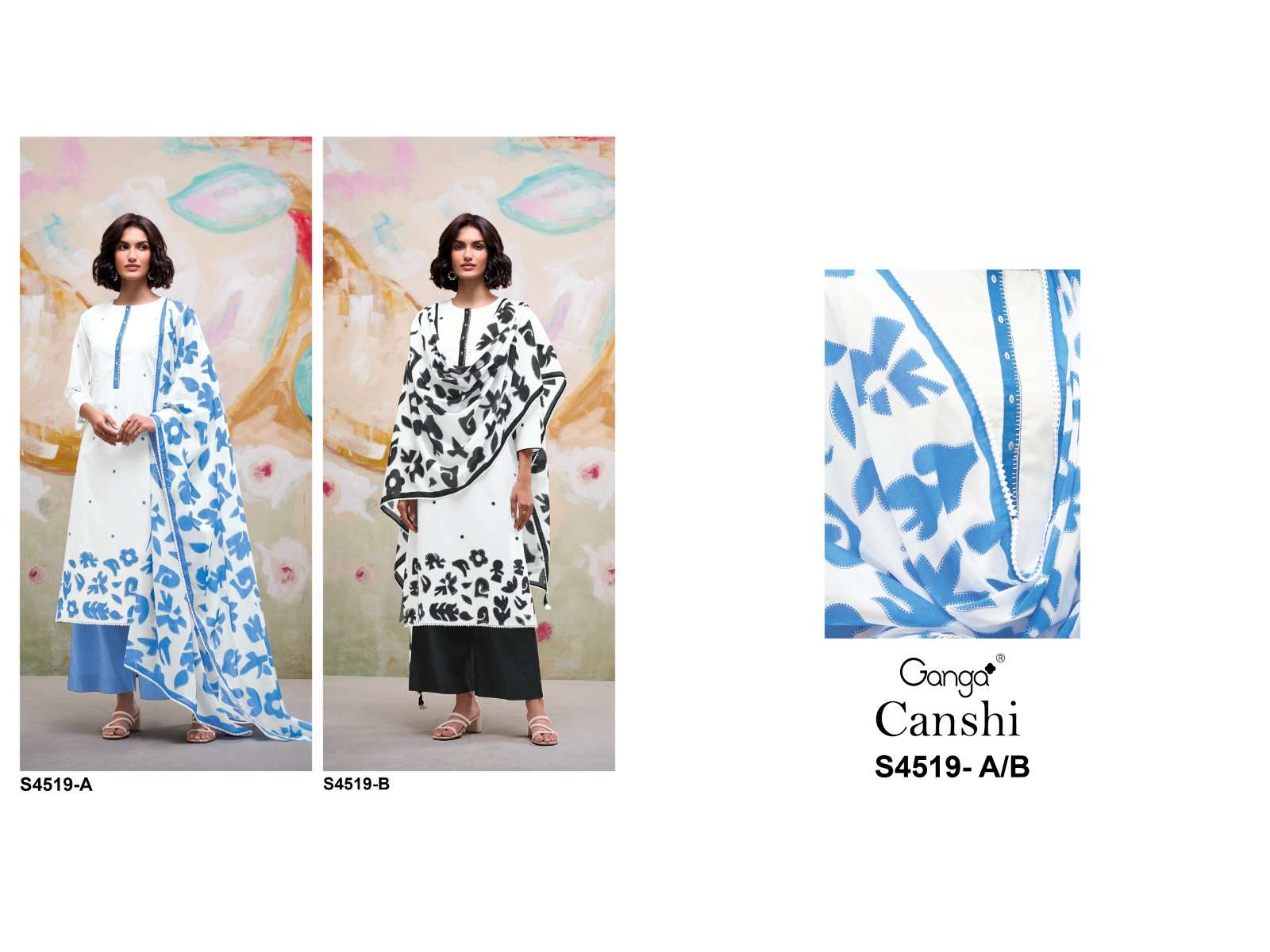Ganga Fashion Canshi 4519 - Amrah Wholesale
