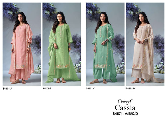 Ganga Fashion Cassia 4571 - Amrah Wholesale