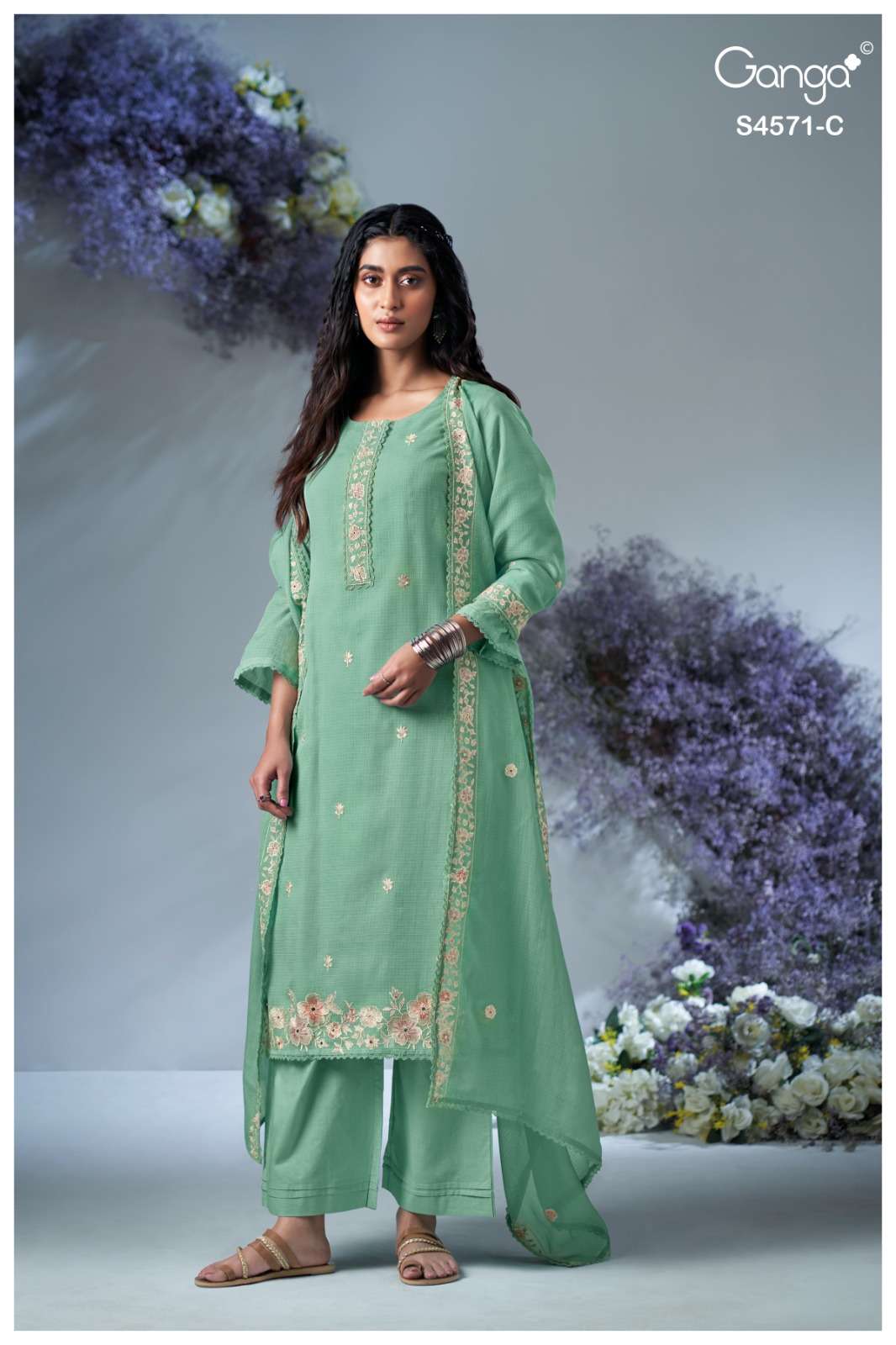 Ganga Fashion Cassia 4571 - Amrah Wholesale