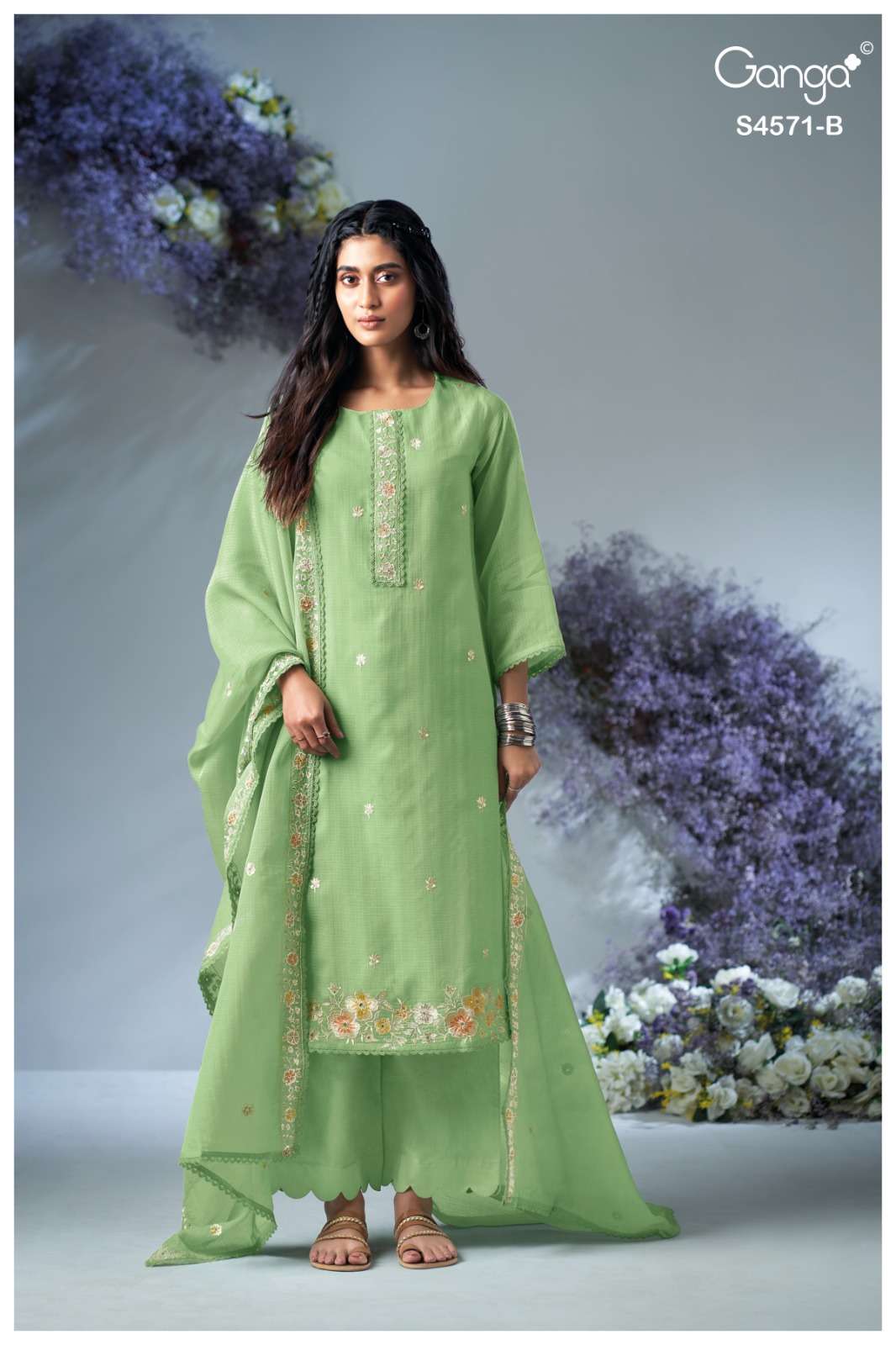 Ganga Fashion Cassia 4571 - Amrah Wholesale