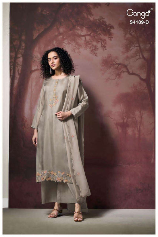 Ganga Fashion Caysa 4189 Pure Bemberg Silk Satin Dress Material - Amrah Wholesale