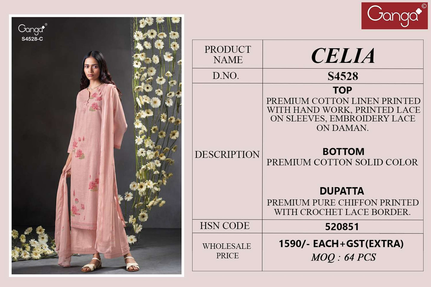 Ganga Fashion Celia 4528