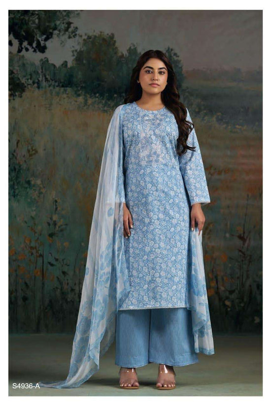 Ganga Fashion Chaitana 4936 Printed Cotton Dress Material - Amrah Wholesale