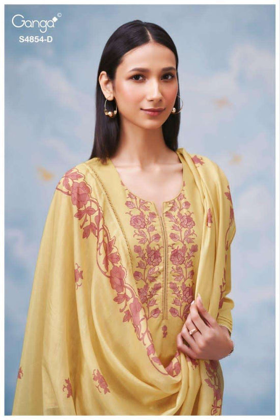 Ganga Fashion Chenoa 4854 Premium Cotton Dress Material - Amrah Wholesale