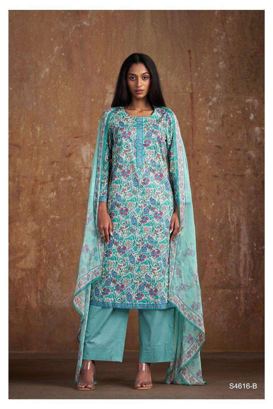 Ganga Fashion Chhavi 4616 Dress Material Wholesale Catalogue - Amrah Wholesale