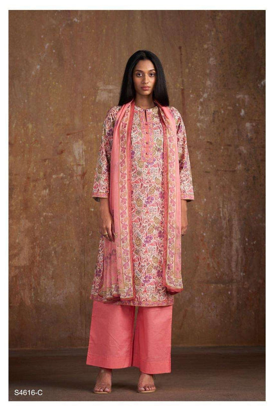 Ganga Fashion Chhavi 4616 Dress Material Wholesale Catalogue - Amrah Wholesale